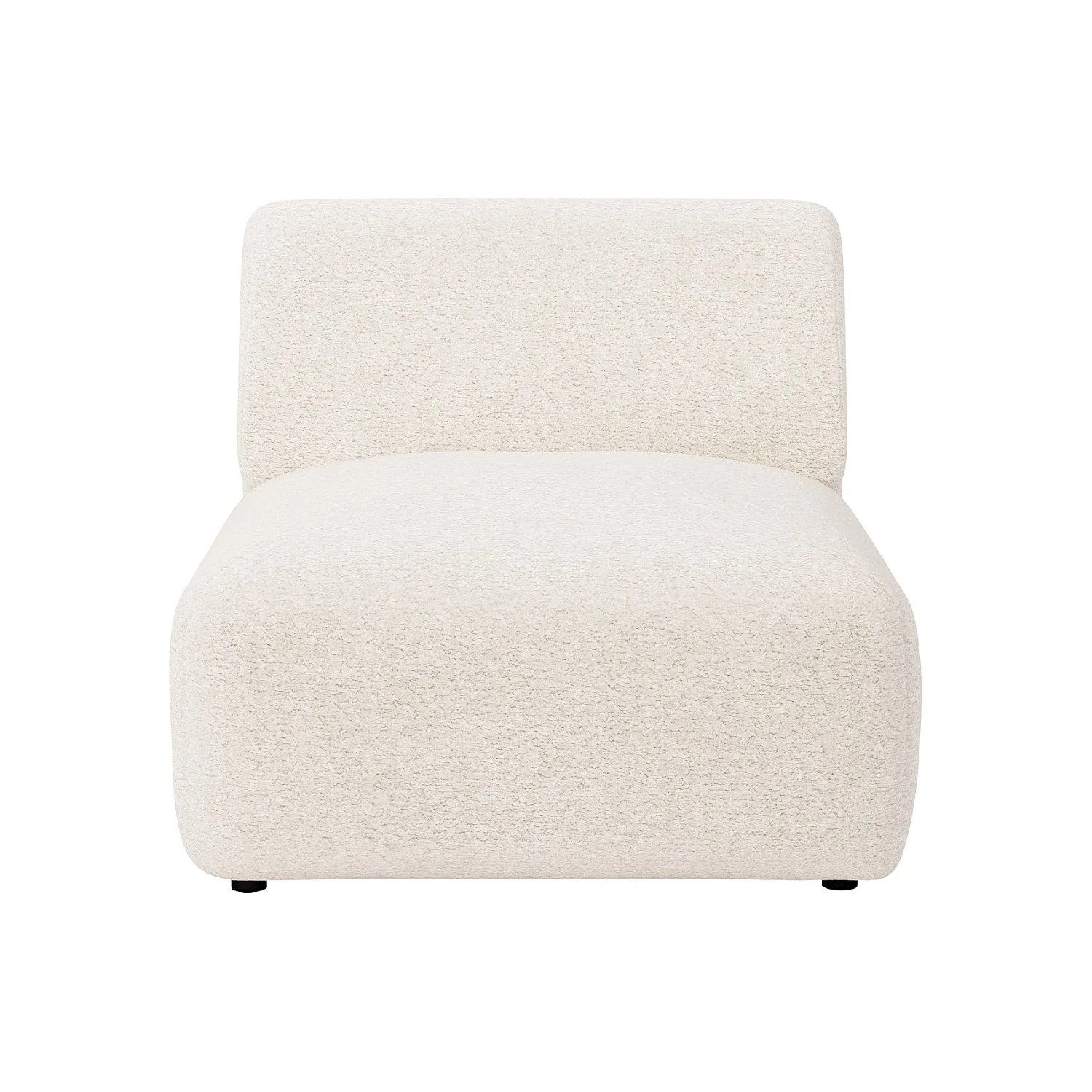 Vente-unique Sessel Mit Gerader Rückenlehne Pogni Weiß 75 cm