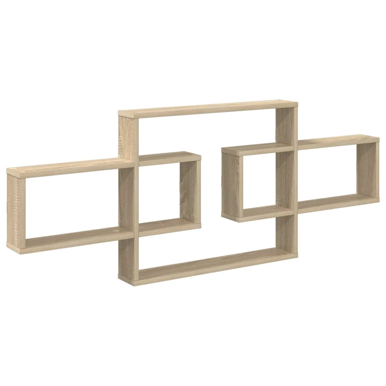 vidaXL Wandregal Sonoma-Eiche 130 x 10 x 50 cm Holzwerkstoff 8012454
