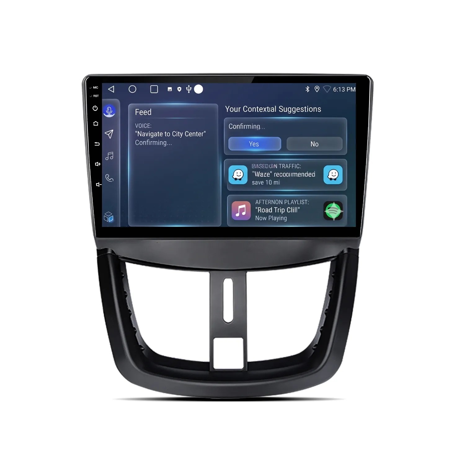 Image of Junsun 9 Zoll Autoradio Für Peugeot207 2006 To 2015