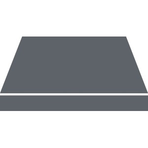 Graue Gelenkarmmarkise Star Fix, 250x200 cm, für Terrasse & Balkon.