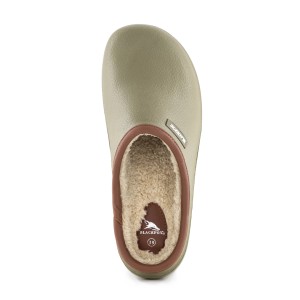 Blackfox Winterclog Sherlow Khaki, Größe 37. Gartenclog mit warmem Innenfutter.