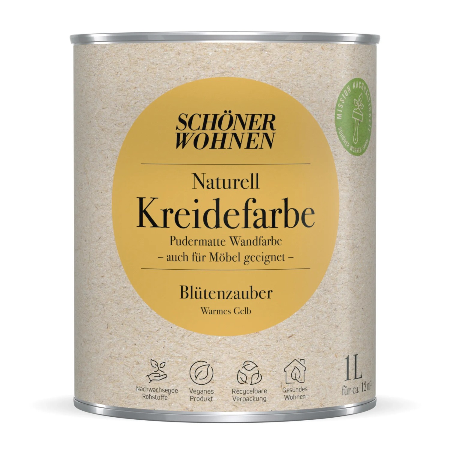Schöner Wohnen Kreidefarbe Naturell Blütenzauber 1,