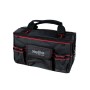Mephisto Werkzeugtasche Nova, strapazierfähiger Werkzeugtrolley mit Schultergurt, schwarz/rot.