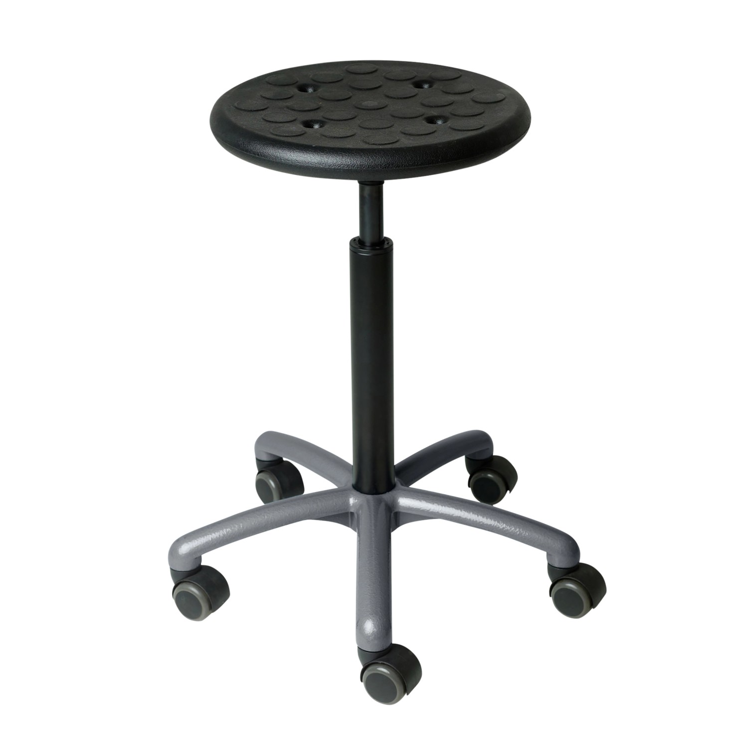 Küpper Werkstatt-Hocker 79 x Ø 46 cm Hellgrau günstig online kaufen
