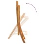 vidaXL Garten-Barhocker aus Akazie, klappbar. Holz-Barstuhl platzsparend verstaut.