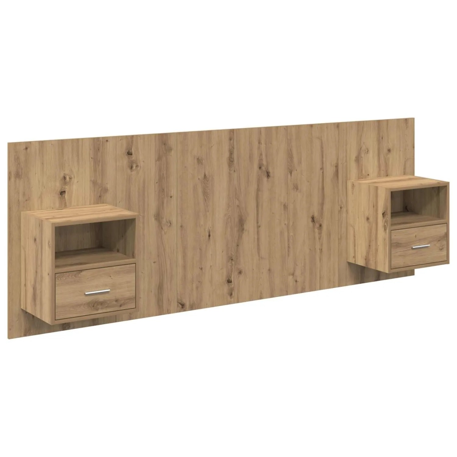 vidaXL Kopfteil mit Schrank 3 Stk Artisan-Eiche Holzwerkstoff 3415961 günstig online kaufen