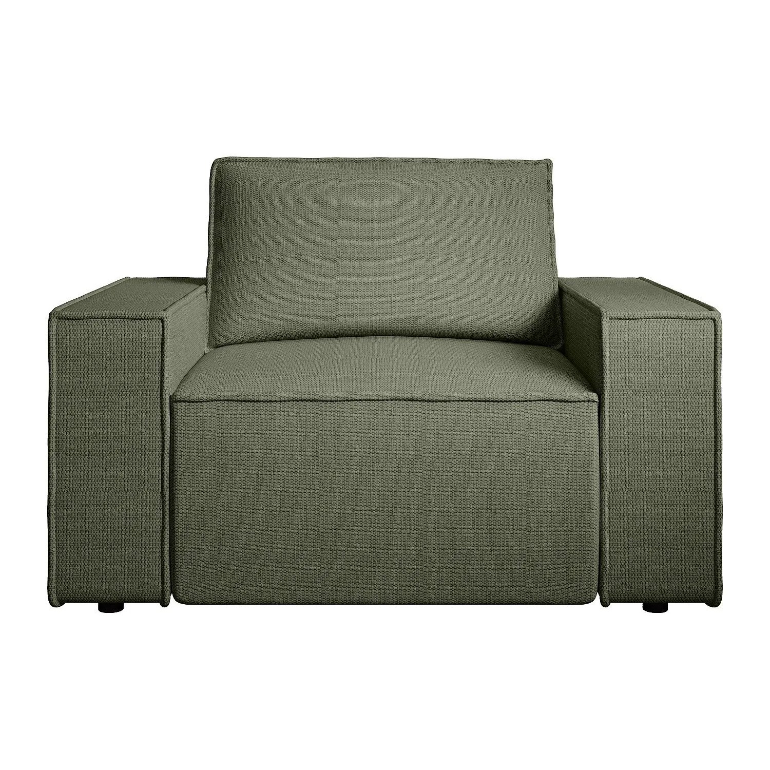 Vente-unique Sessel Mit Gerader Rückenlehne Amelia Grün 120 cm