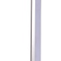 Schlanke, chromfarbene LED-Stehleuchte Bones 2 von Näve mit Acrylglas-Schirm.