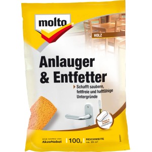 Molto Anlauger & Entfetter Kraftlöser, 100g Packung zur Reinigung und Vorbereitung von Oberflächen.