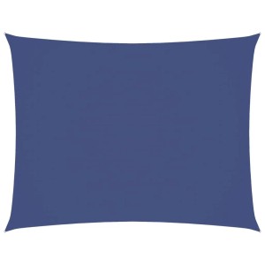 vidaXL Sonnensegel Oxford-Gewebe Rechteckig 3x4,5 m Blau 135541