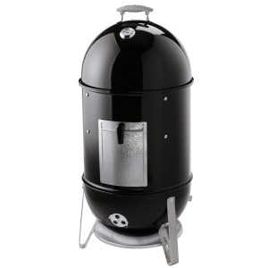 Weber Smokey Mountain Cooker Holzkohlegrill Ø 47cm mit Abdeckhaube, ideal zum Räuchern.
