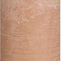 Bolsius Rustik-Kerze Shine XXL, Ø 10 cm, 30 cm hoch, in Nebligem Rosa. Stumpenkerze für gemütliche Atmosphäre.