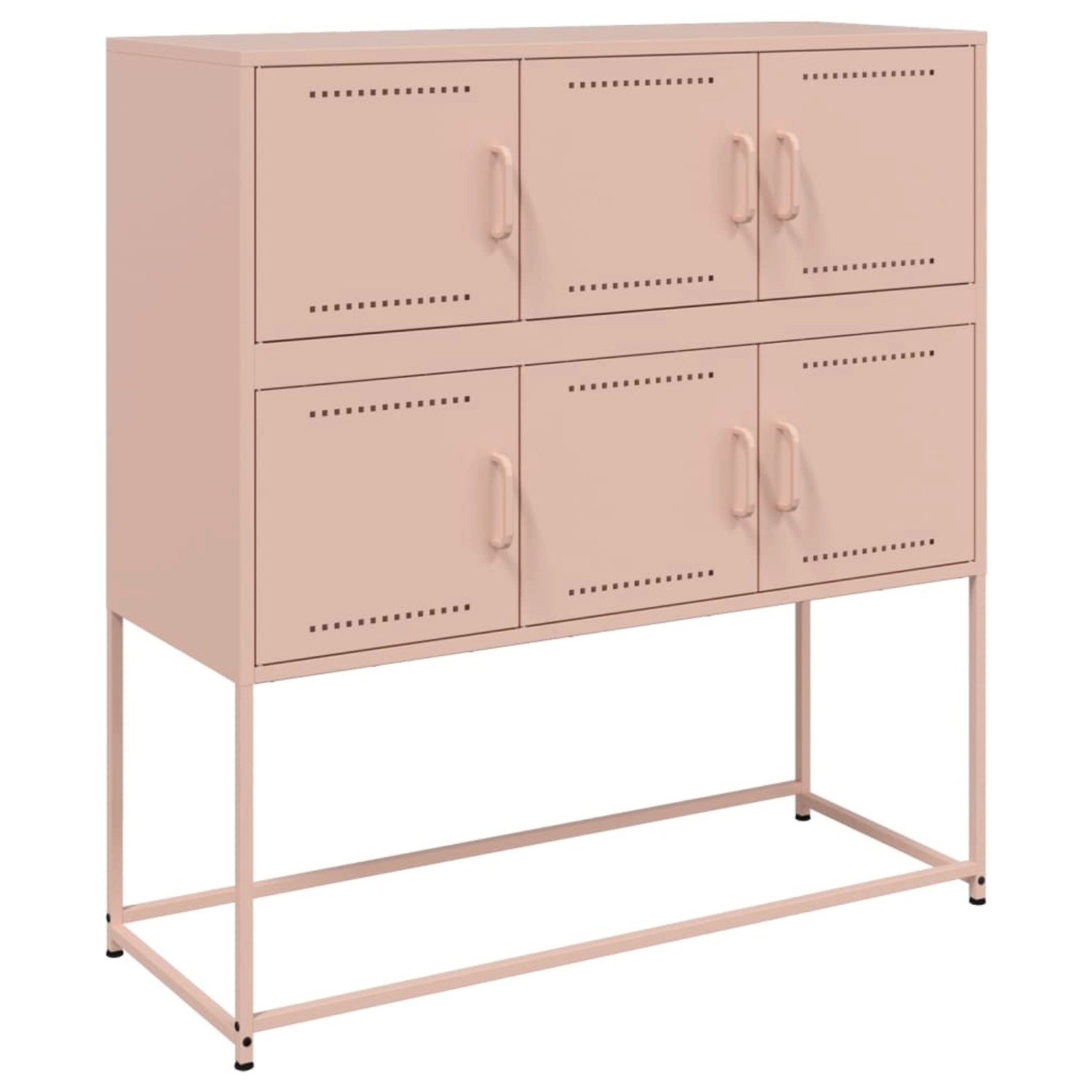 vidaXL Sideboard Rosa 100,5x39x107 cm Stahl 846597 günstig online kaufen