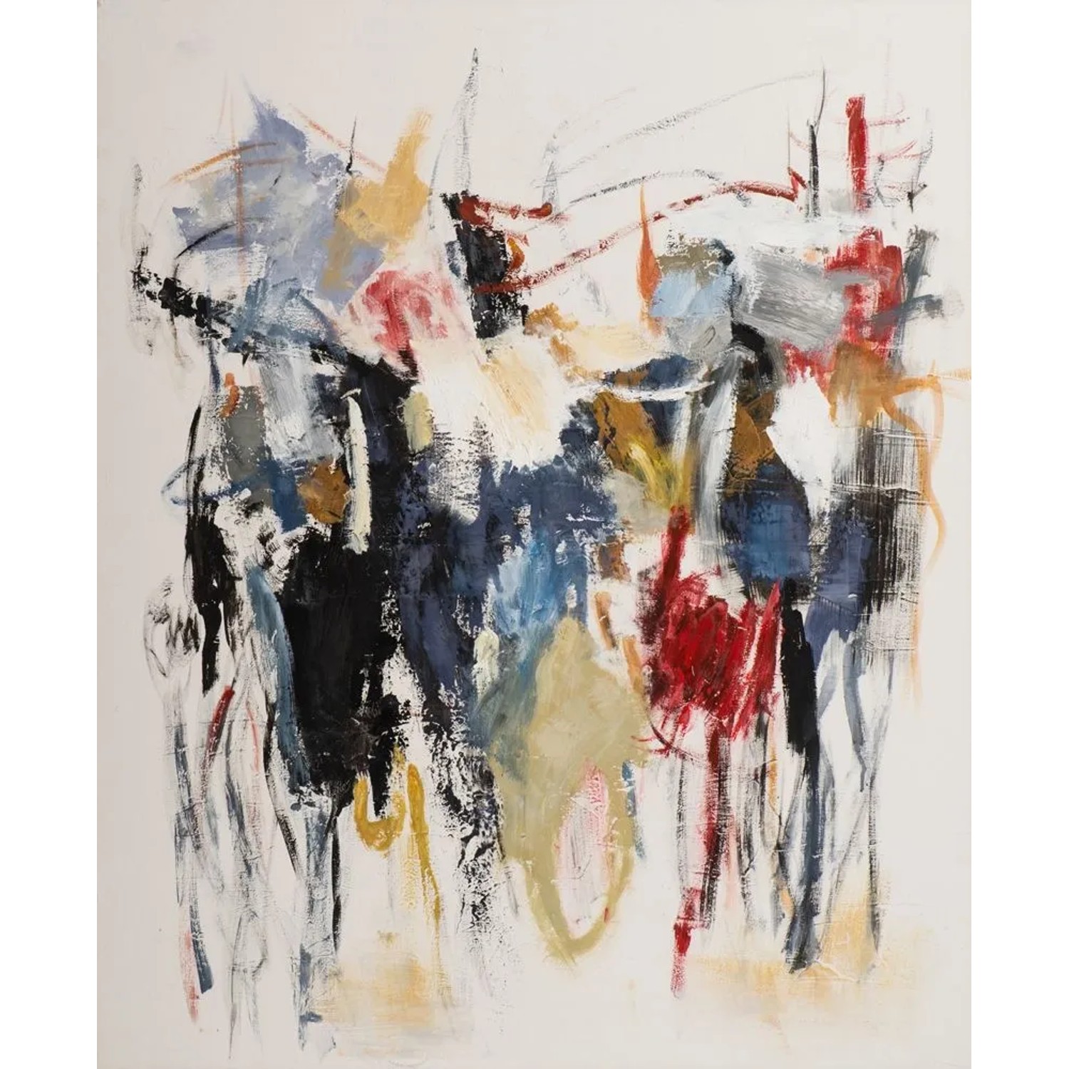 Art Universe Leinwandbild Spiel der Farben 115x140 cm