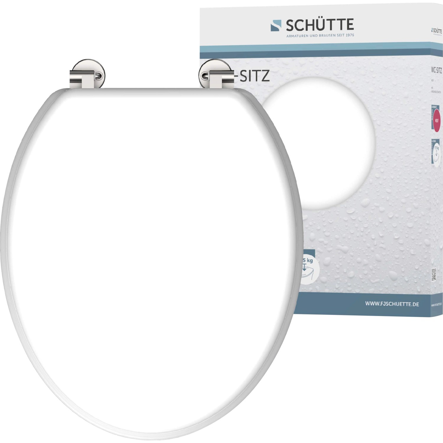 Schütte Holzkern WC-Sitz White