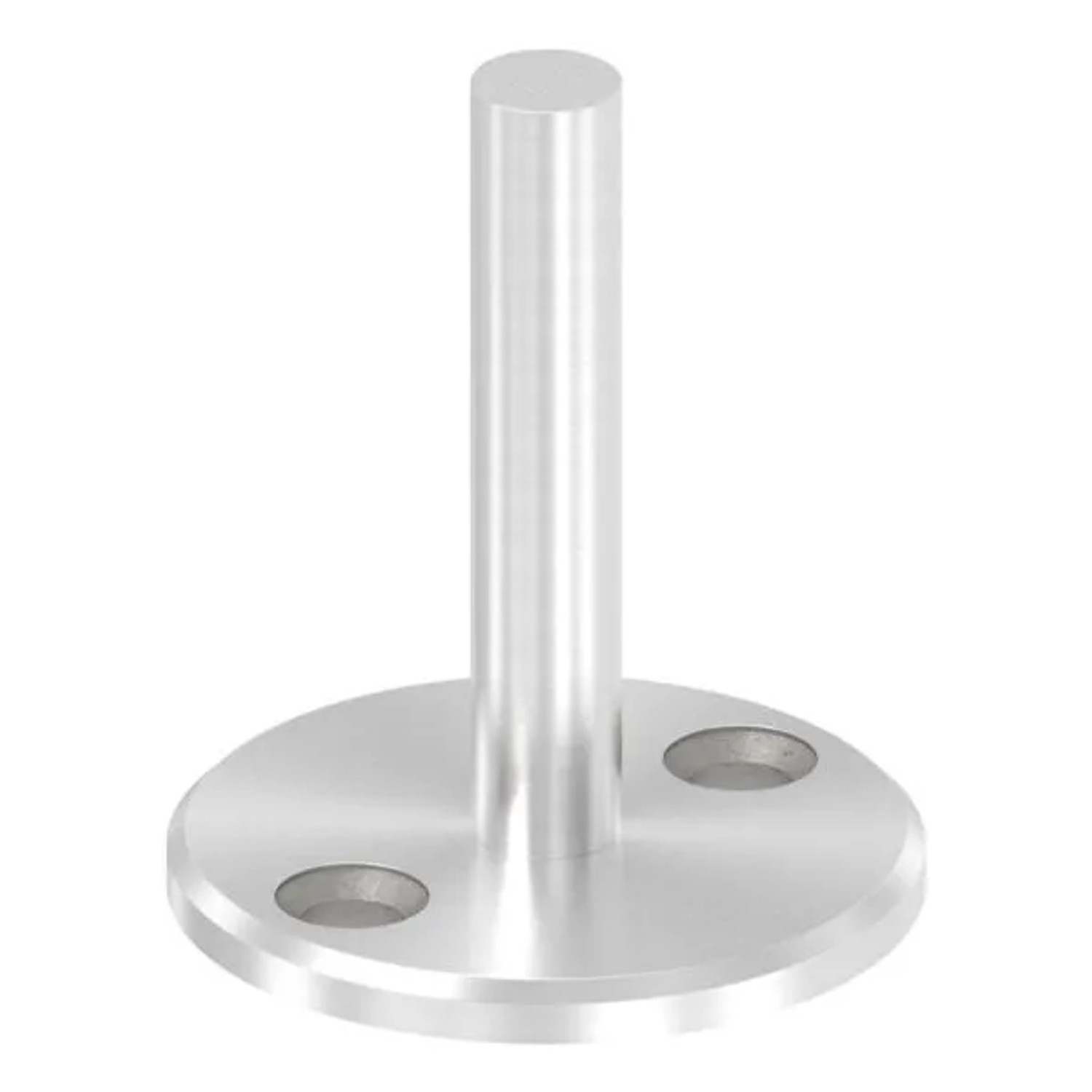 FeNau Handlaufstütze V2A Ronde Ø 60 X 5 mm Stift Ø 12 mm Höhe 70 mm Anschraubbar