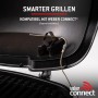 Detailaufnahme Weber Q1100N Gasgrill: Kompatibel mit Weber Connect Grillthermometer.
