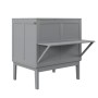 okwish Schrankbett 90x200cm mit Lattenrost Wandbett Schlafzimmer Grau ohne Matratze_7