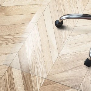 Floordirekt Bodenschutzmatte PVC für Hartböden Transparent Zuschnitt 90 x 300 cm