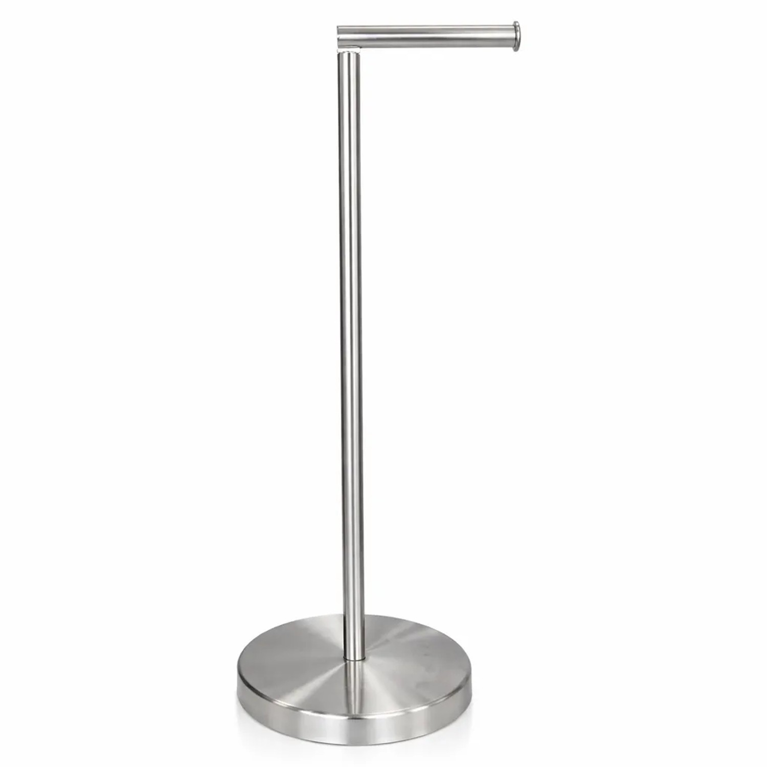 Euroshowers Freistehender Toilettenpapierhalter aus Metall Chrom