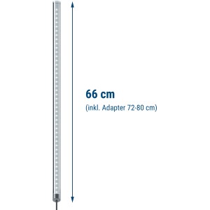 Tetra LED LightWave Single Light 720, Aquarium Beleuchtung mit Adapter, 66-80cm lang.