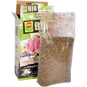Compo Bio Rosen Langzeit-Dünger mit Schafwolle 2 kg