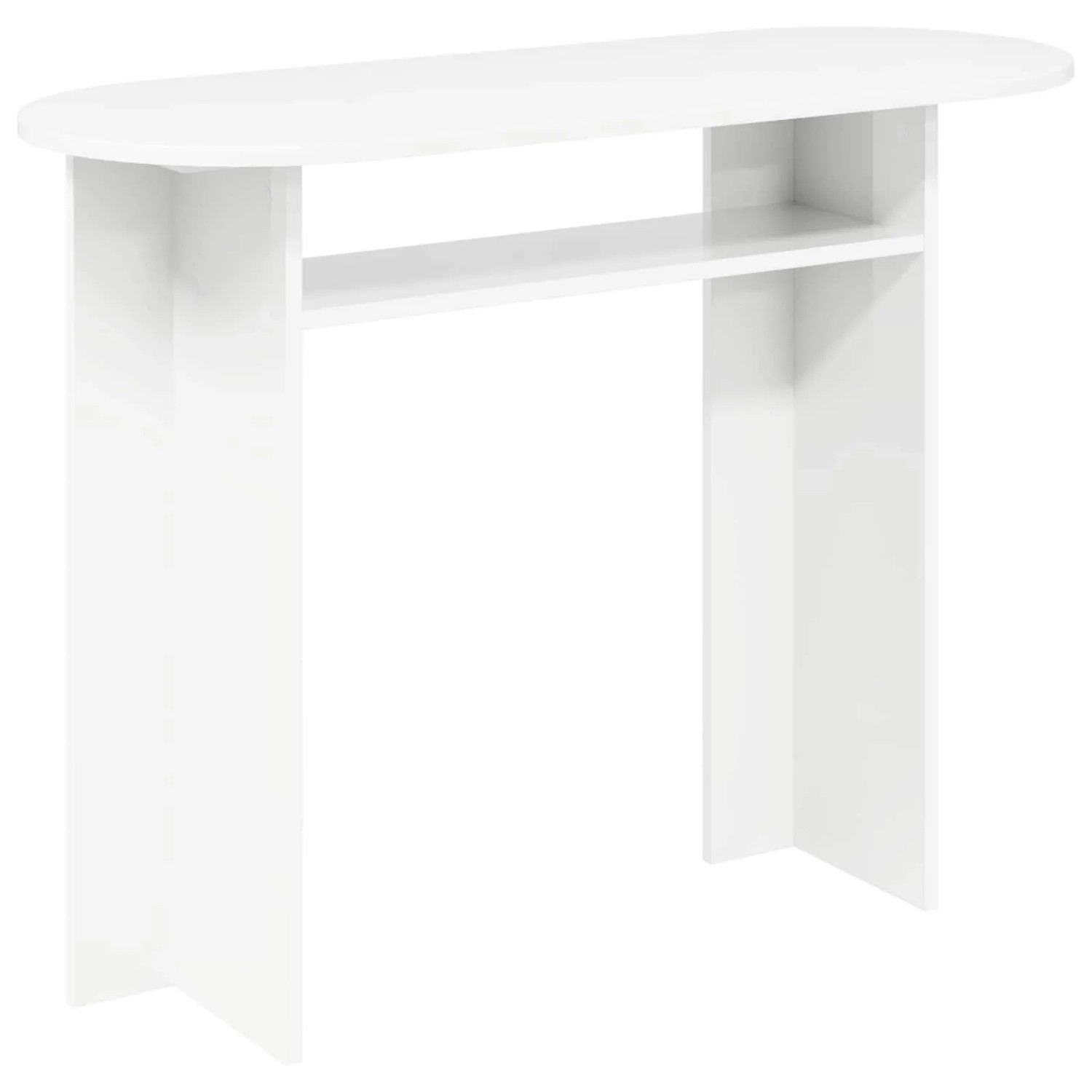 vidaXL Konsolentisch Weiß 100 x 39,5 x 75 cm Holzwerkstoff 8001158