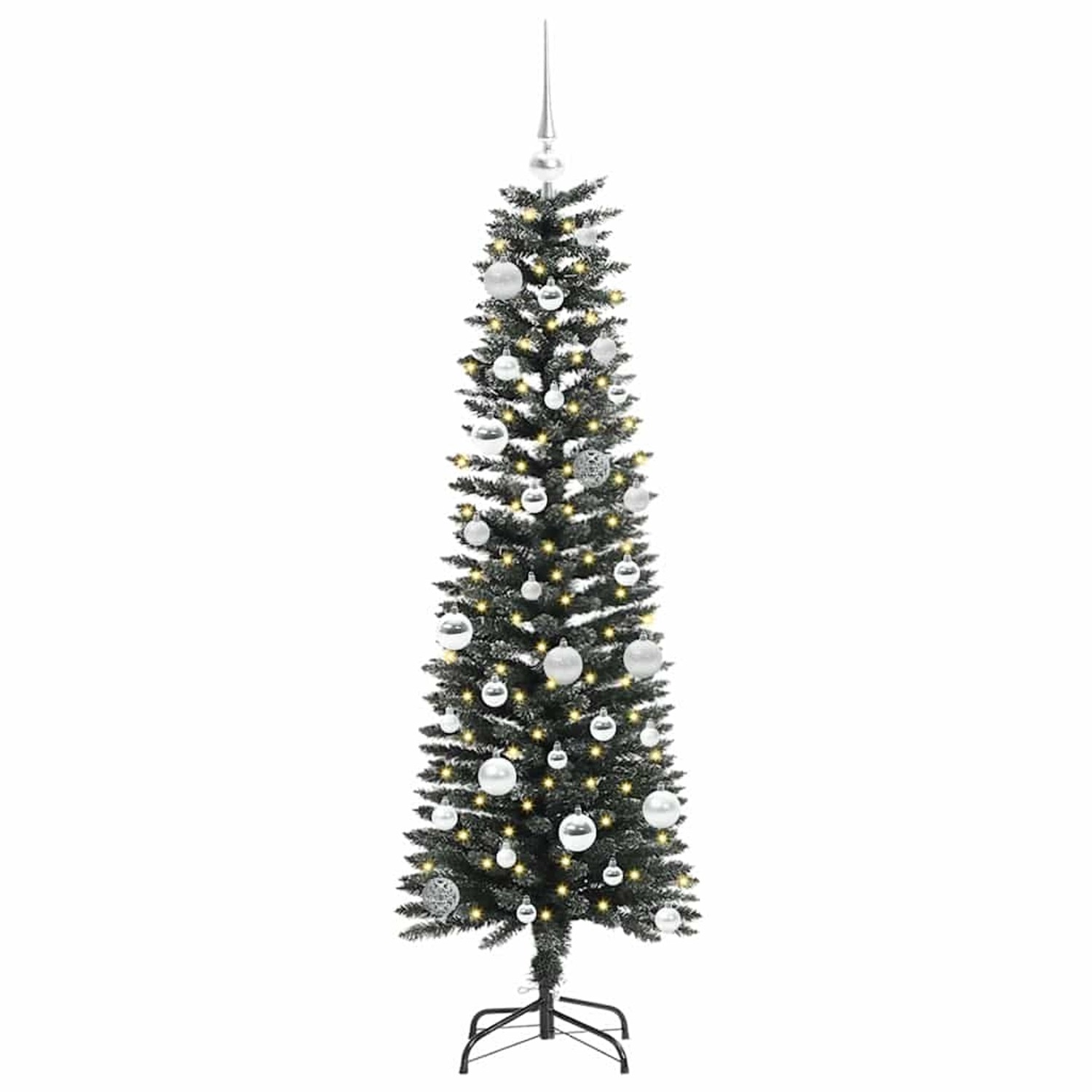 vidaXL Künstlicher Weihnachtsbaum mit 150 LEDs Grün 43 x 43 x 150 cm 3395933