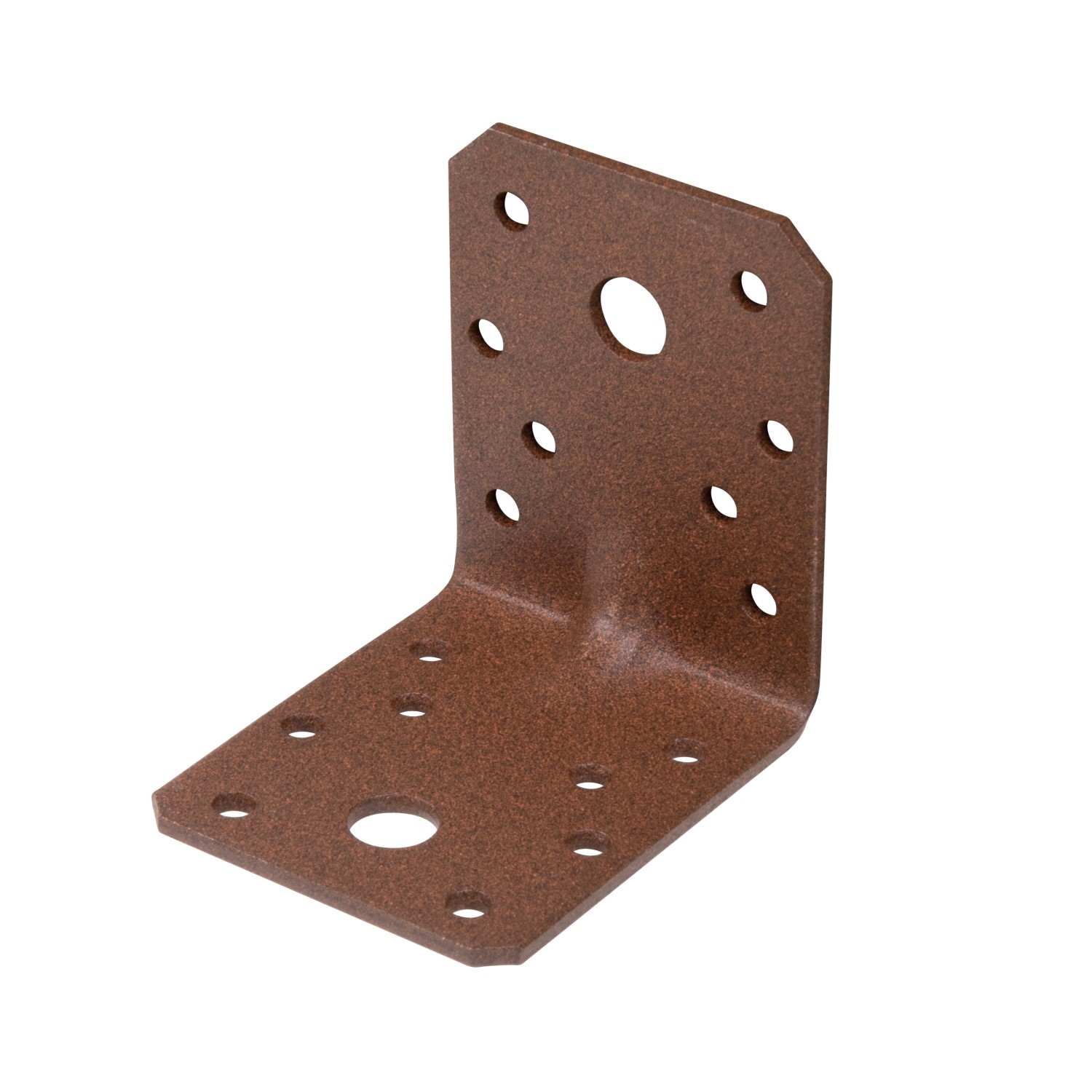 Duravis Schwerl-Winkelverbinder/Sicke Rostbraun Duplexbesch. 70 x 70 x 55 mm