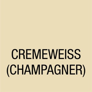 Farbfeld der Bondex Dauerschutz-Farbe in Cremeweiß-Champagner, seidenglänzend.