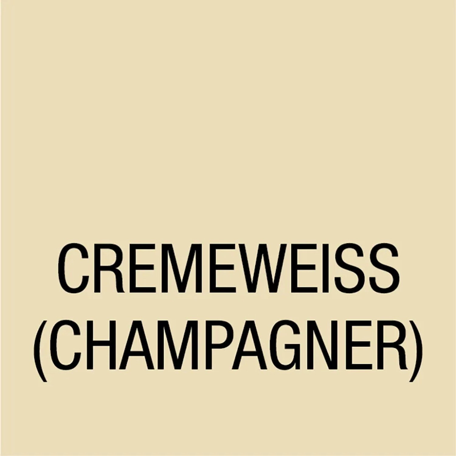 Farbfeld der Bondex Dauerschutz-Farbe in Cremeweiß-Champagner, seidenglänzend.
