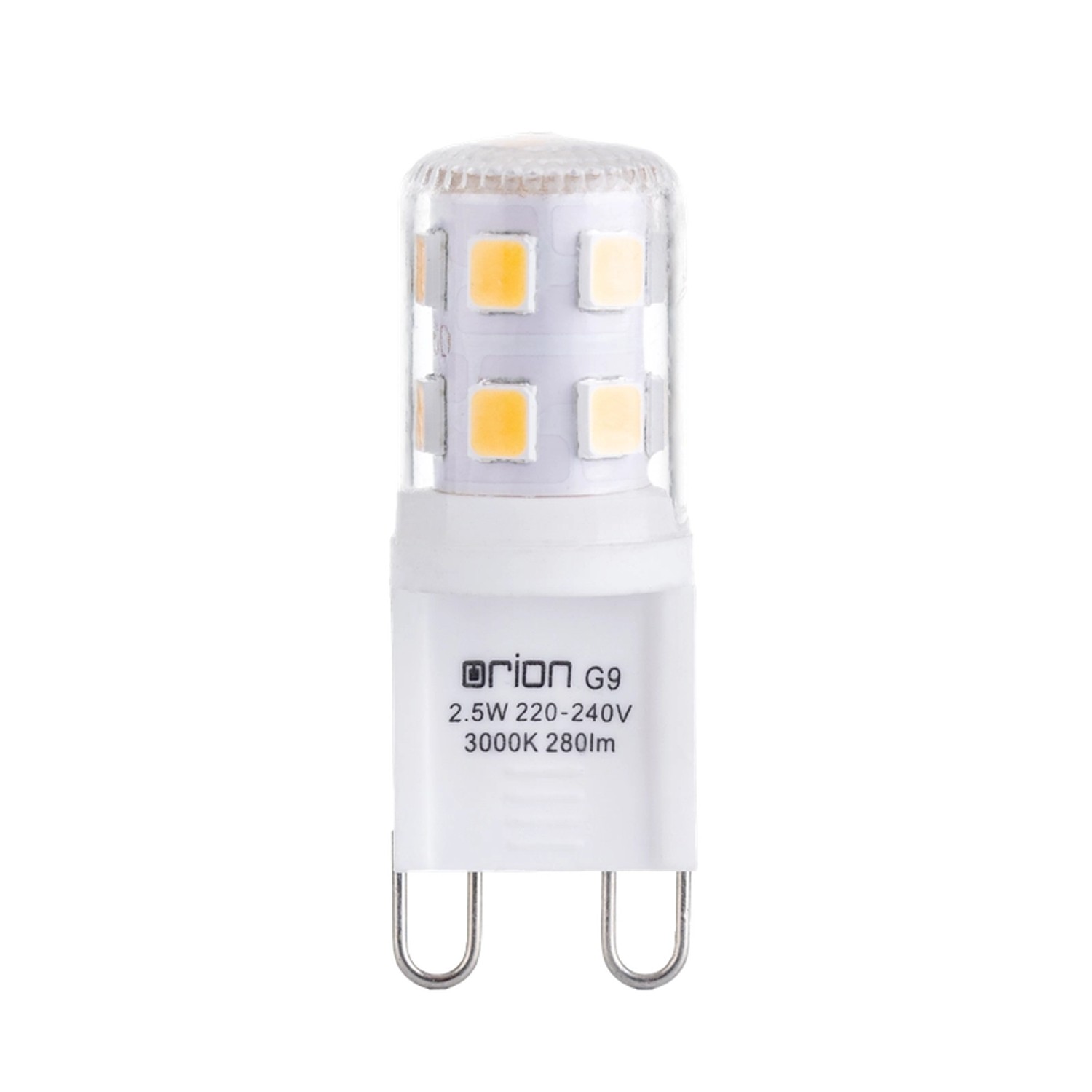 Orion Leuchten LED-Lampe G9/2,5W 25W 280 lm 3000 K Warmweiß