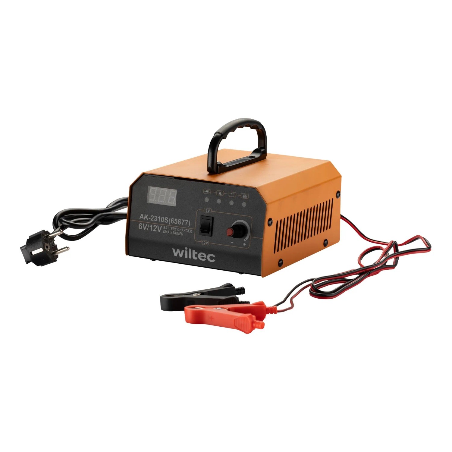 Wiltec Ladegerät 6-12V Batterieladegerät 10-150Ah Autobatterie Kfz Lcd-Display