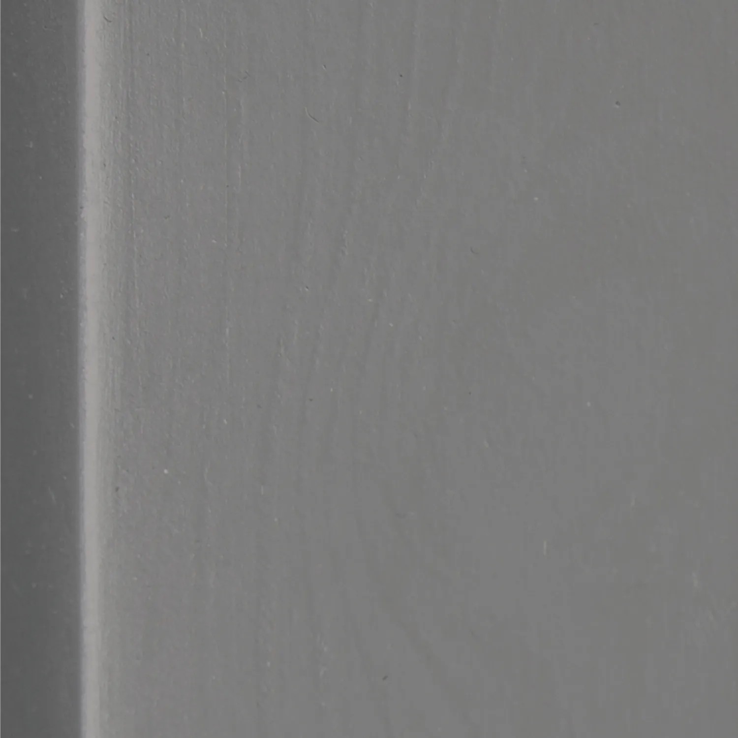 Detailaufnahme: Graues Holzbett, Homestyle4u, 140x200 cm, Palettenbett-Design.