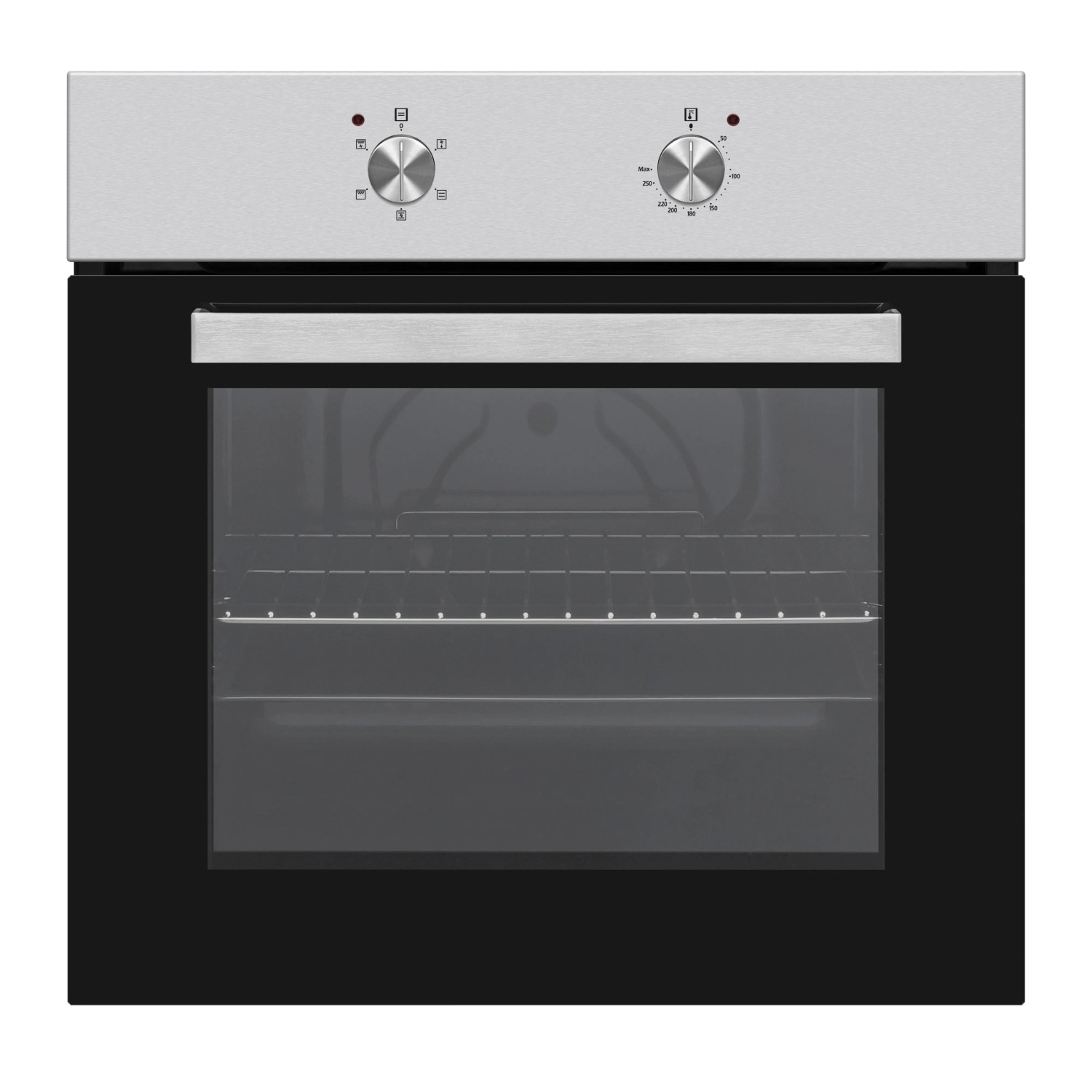 Einbaubackofen in Schwarz und Silber aus der Flex-Well Exclusiv Küche Lund.