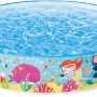 Intex Kinderpool Duckling Snapset, Planschbecken mit Unterwasserwelt-Motiv, Ø 122 cm.