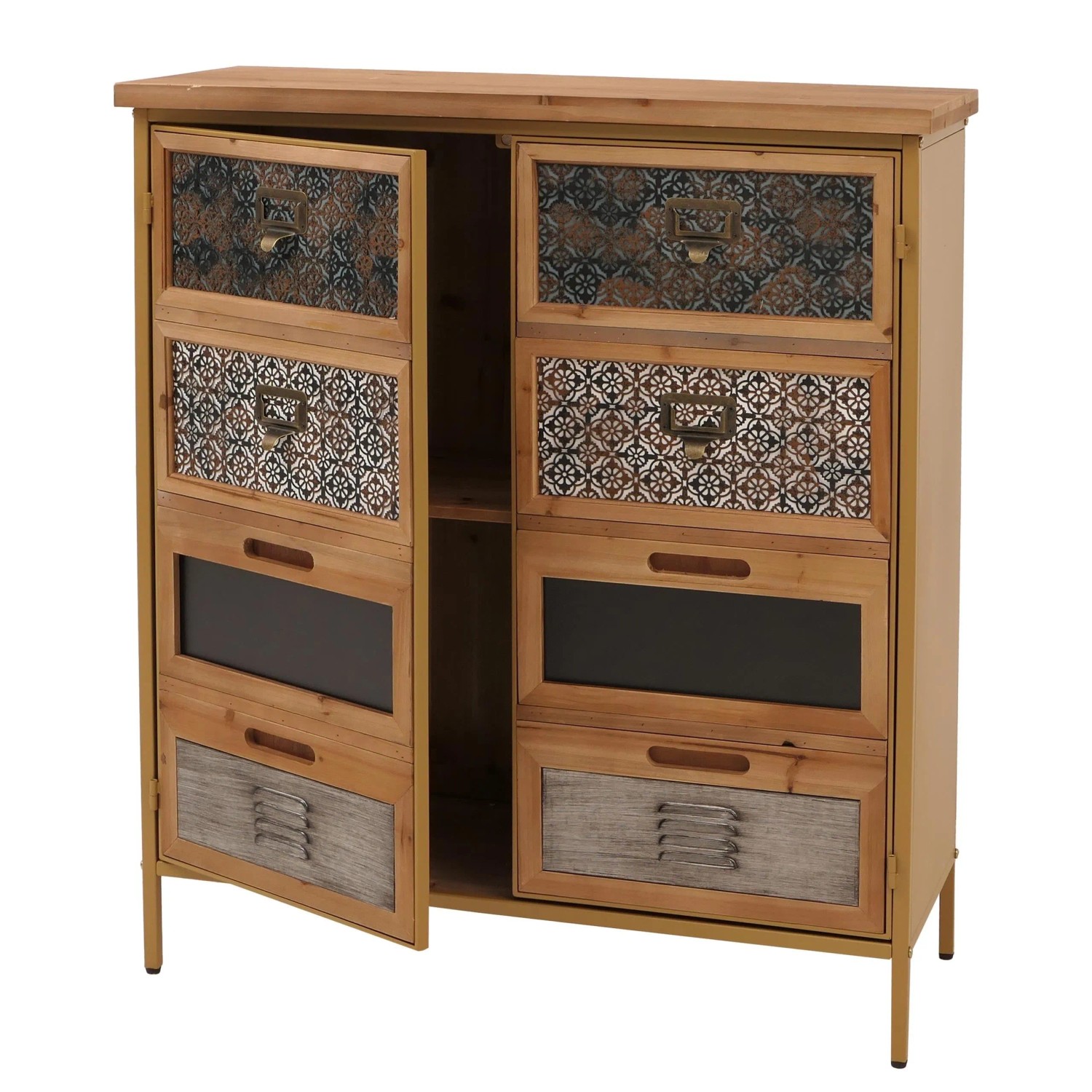 MCW Apothekerkommode O79 Blau günstig online kaufen