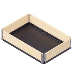 Upyard Bodenschutzschale, 120x80 cm, grau, für Hochbeete und Beetrahmen.