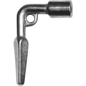 Neubautenschlüssel für Türschlösser ohne Zylinder, zum Messen der Zylinderlänge.