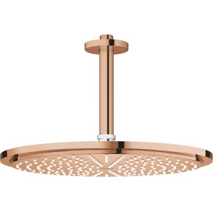 Grohe Rainshower Cosmopolitan 310 Kopfbrause-Set in Warm Sunset für Deckenmontage.