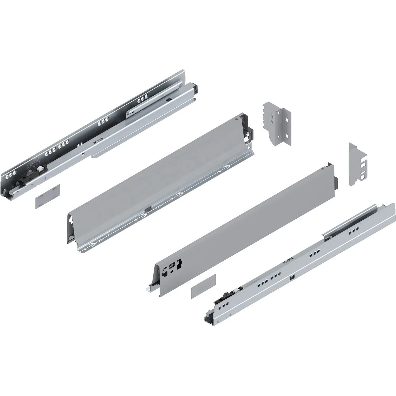 Blum Tandembox antaro M Vollauszug Blumotion 550 mm 65 kg Grau