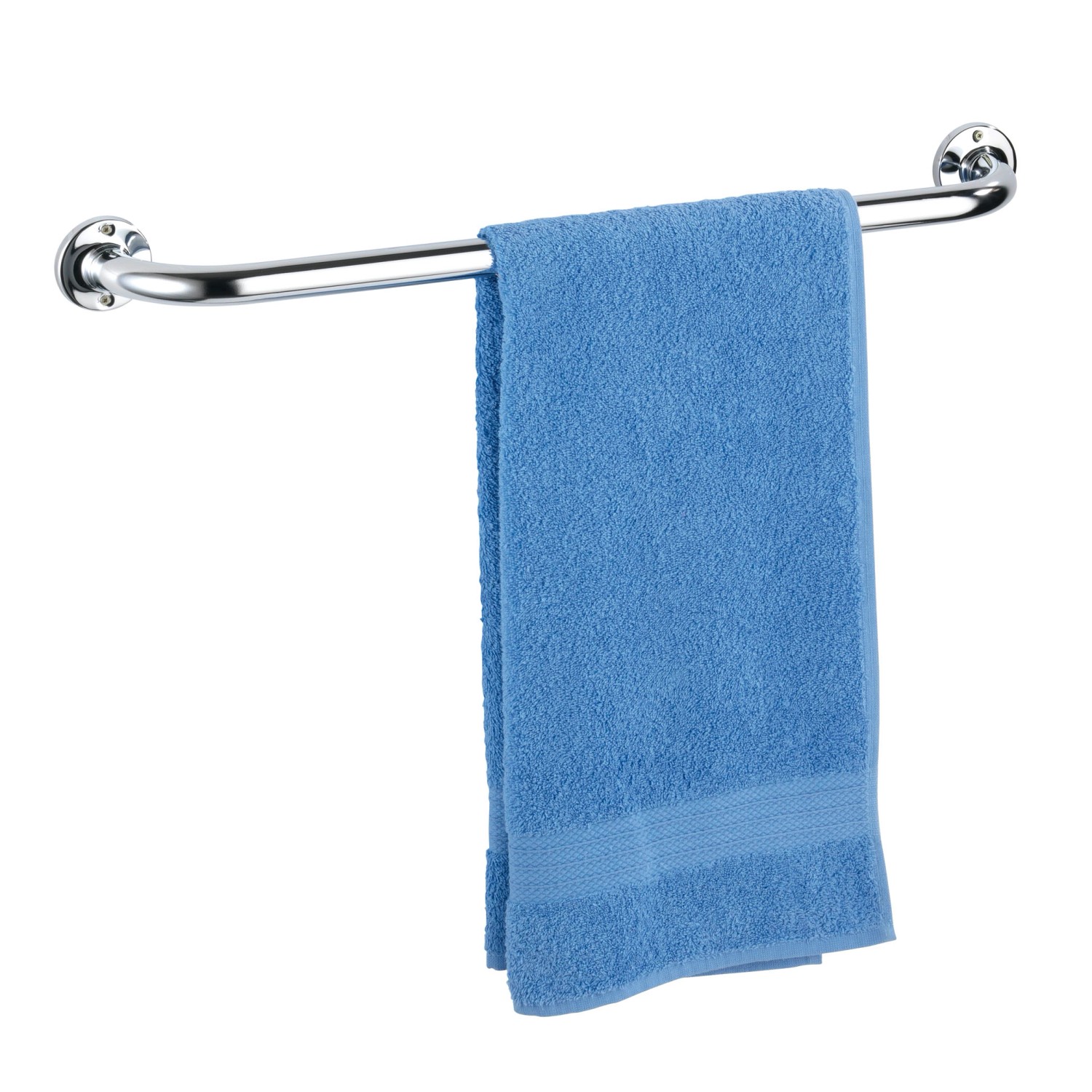 Wenko Badetuchhalter Basic Edelstahl glänzend rostfrei 60 cm