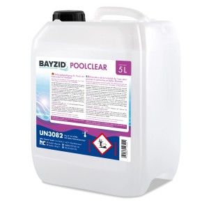 Bayzid Poolclear 5l: Trübungsbeseitigung für Pools mit Kartuschen & Filterballs. Für klares Poolwasser.