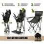 BigDean Luxus Campingstuhl Faltbar Extra Groß 150 KG Belastbar Stabil Und Bequem_3