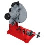 Holzmann Metalltrennsäge MKS355N mit HM-Sägeblatt, rot/grau, für präzise Metallschnitte.