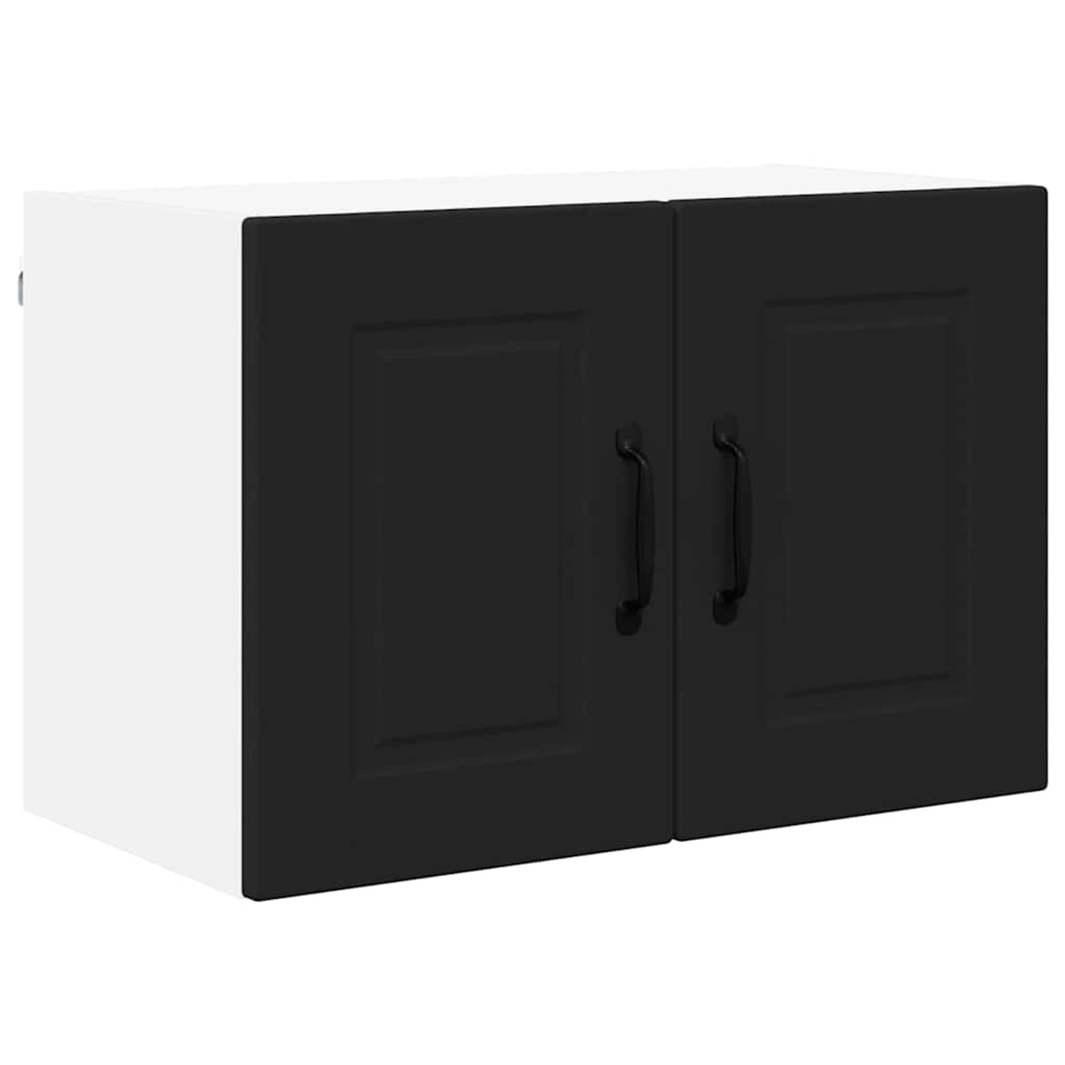 vidaXL Küchenwandschrank mit Tür Schwarz 60 x 31 x 40 cm Holzwerkstoff 8852 günstig online kaufen