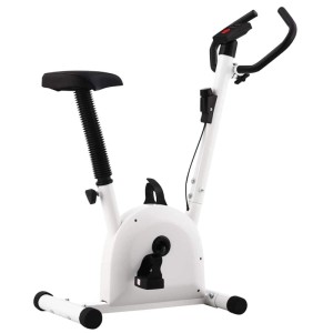 vidaXL Heimtrainer mit Riemenantrieb Weiß 92137
