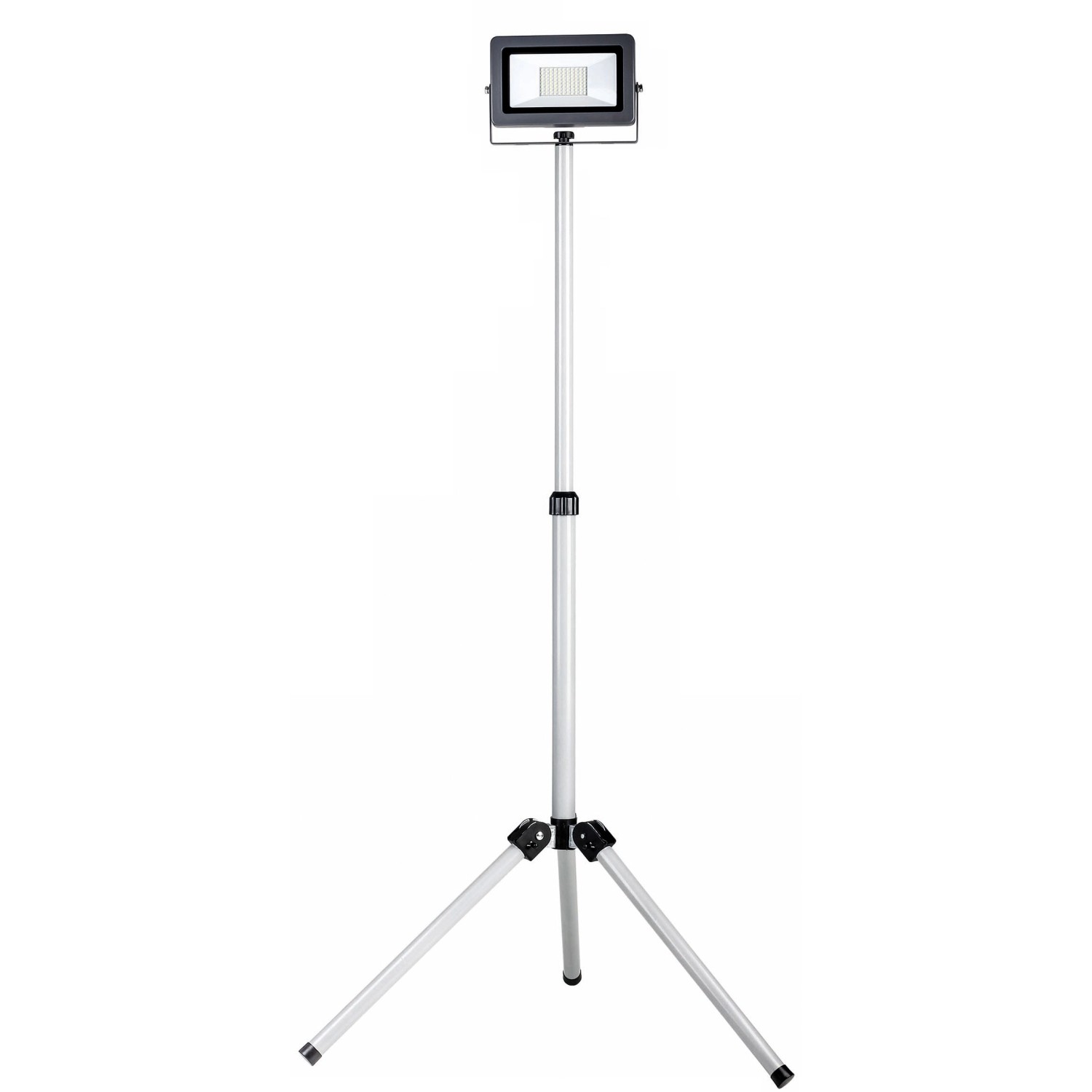 LED-Arbeitsleuchte Flare auf Stativ 30 W Silber-Anthrazit