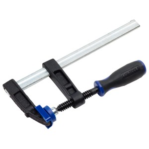 LUX Schraubzwinge Temperguss 150x50 mm Comfort, Spannwerkzeug für Heimwerker.