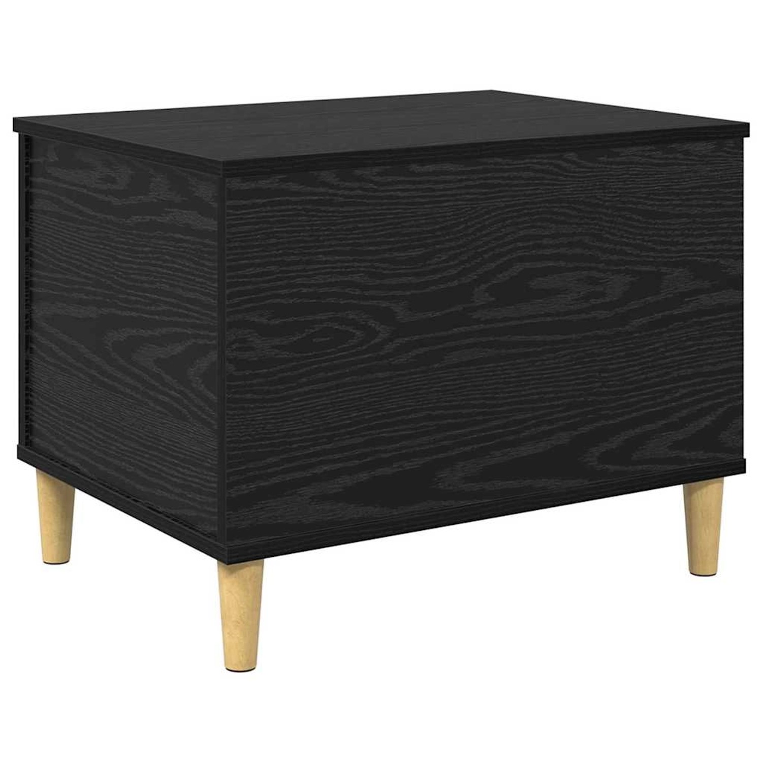 vidaXL Nachttisch Schwarz Eichen-Optik 60 x 44,5 x 45 cm Holzwerkstoff 8811 günstig online kaufen